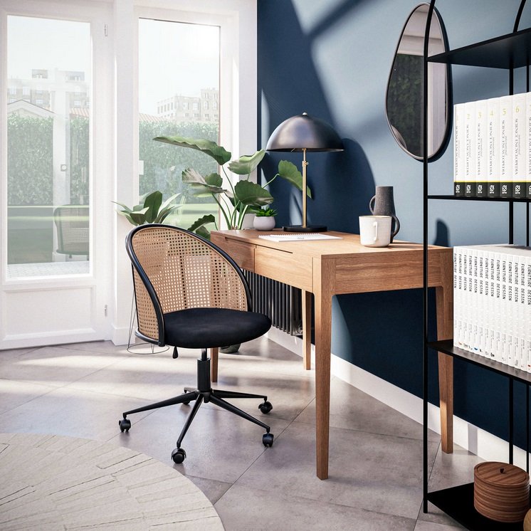 Bureau MALMO 2 tiroirs en acacia - Maisons du Monde