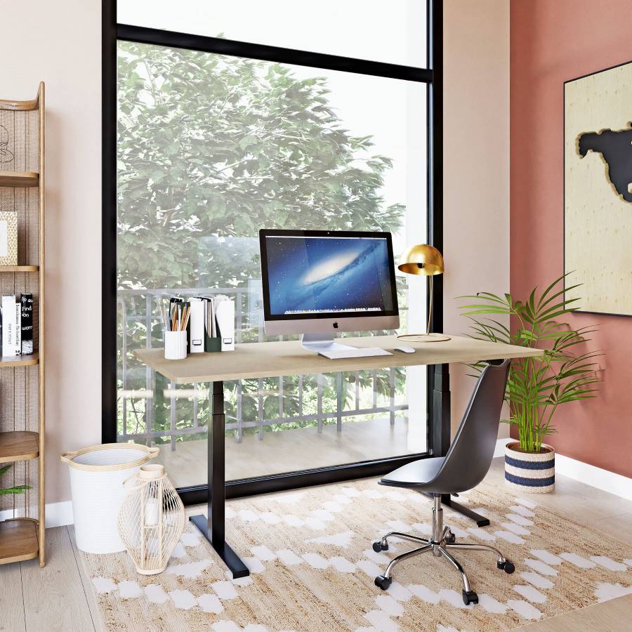 Bureau électrique KELIAS BUSINESS assis-debout professionnel réglable en hauteur 62/126 cm - Maisons du Monde