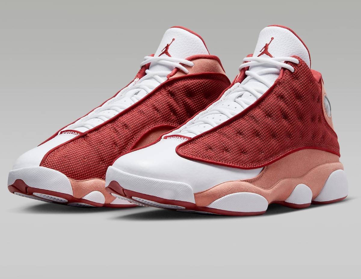 Air Jordan 13 Retro « Dune Red » Baskets Montantes Dune Red/Terra Blush/Blanc/Dune Red pour Homme