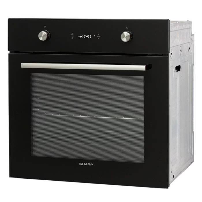 Four encastrable à chaleur tournante SHARP K-61P27BNM 68 Litres