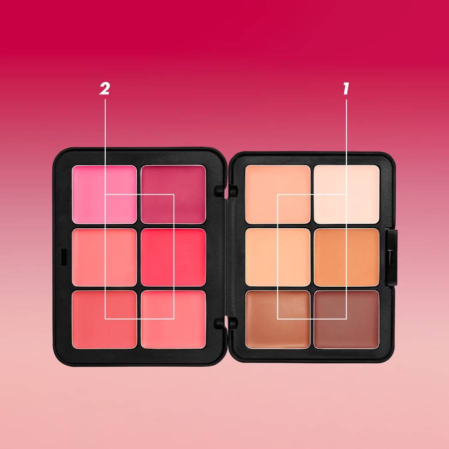 MAKE UP FOR EVER HD Skin Face Essentials - Palette fond de teint et blush crème