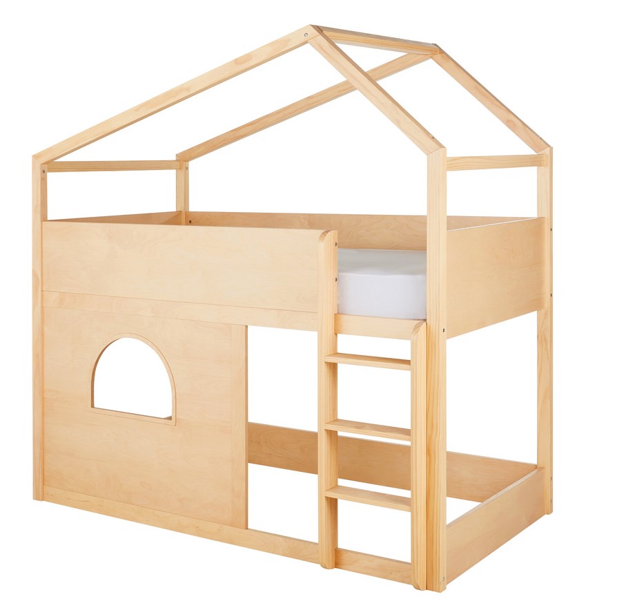 Lit cabane surélevé SLOAN 90x190 cm - Maisons du Monde