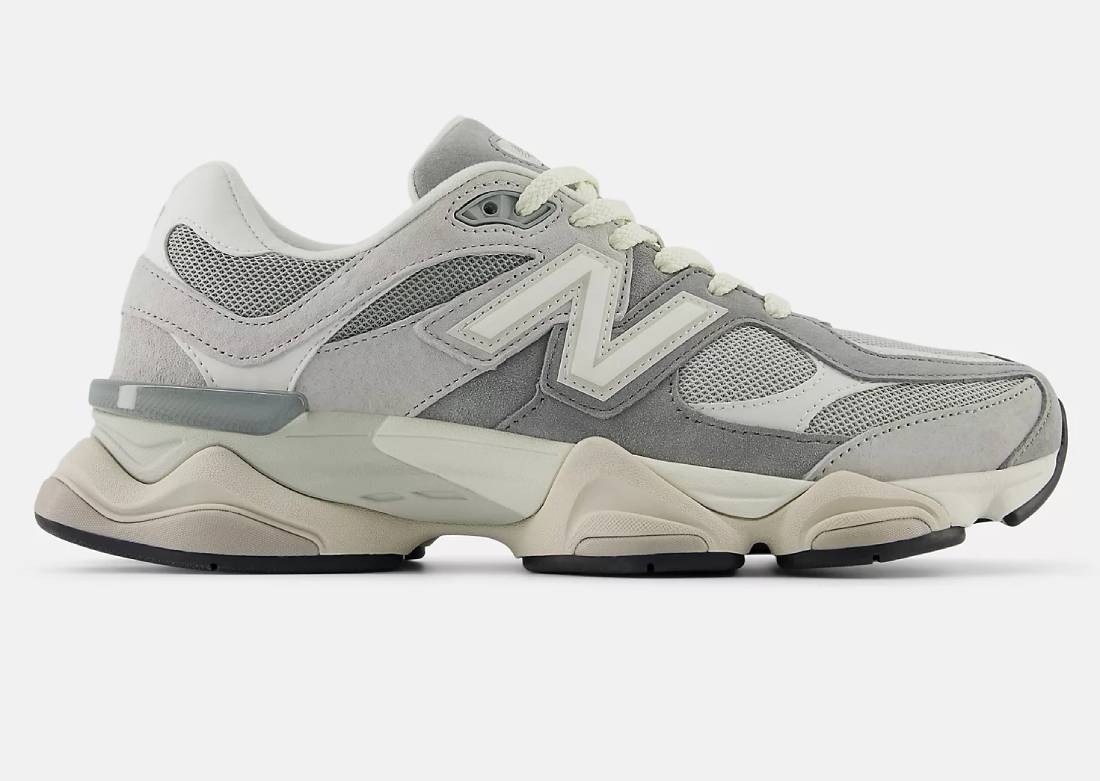 NEW BALANCE 9060 Baskets Basses Unisexe Gris ardoise avec Raincloud et Reflection