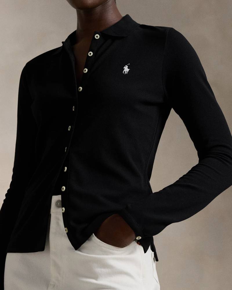 Polo Ralph Lauren Polo manches longues patte de boutonnage