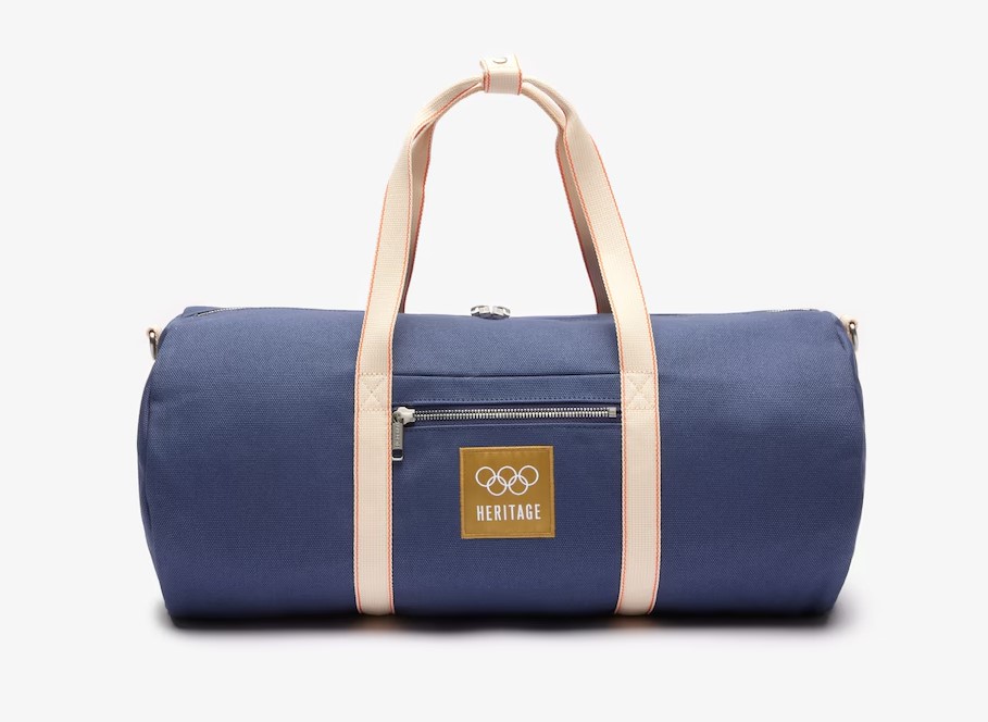 Sac de Sport Lacoste Édition Olympique Héritage 1924 Bleu