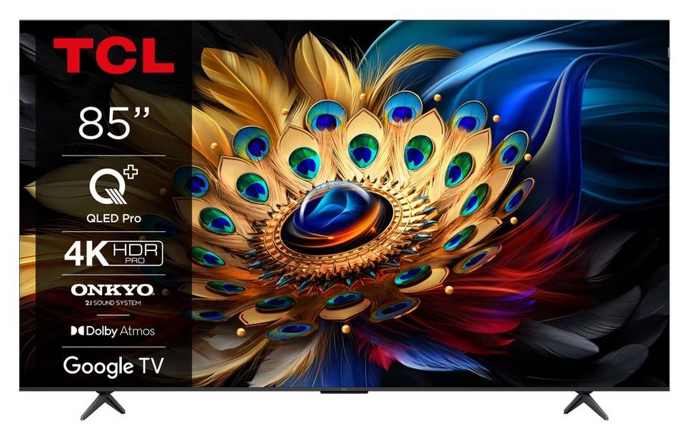 TV QLED TCL 85C61B 216 cm Google TV