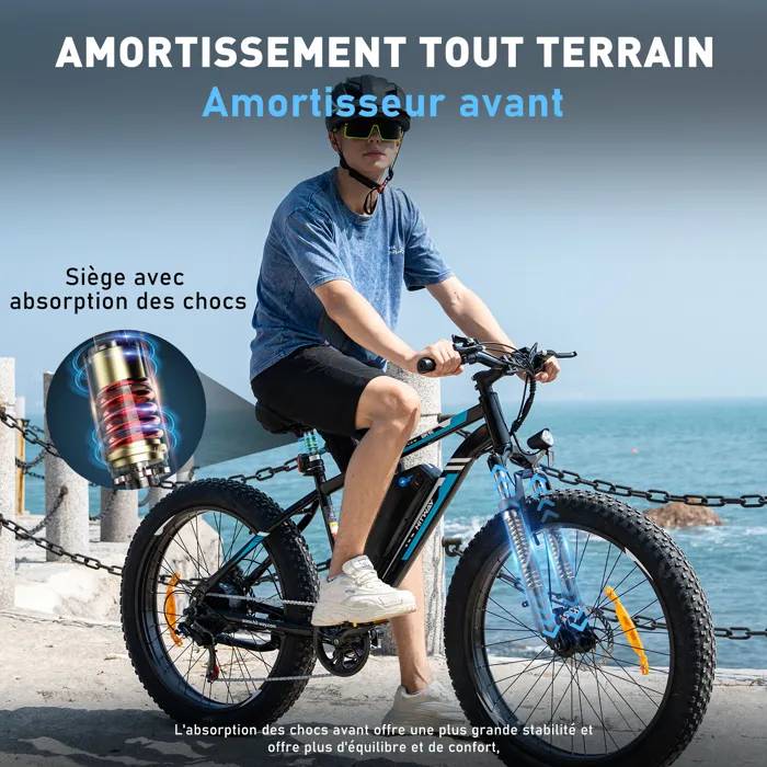 Vélo électrique VAE HITWAY BK15-4.0 25km/h Max Autonomie 45-80 km