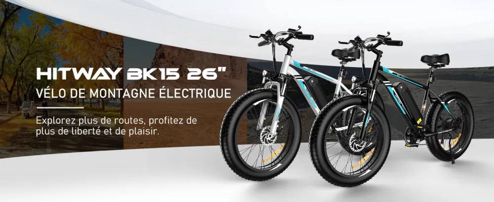 Vélo électrique VAE HITWAY BK15-4.0 25km/h Max Autonomie 45-80 km