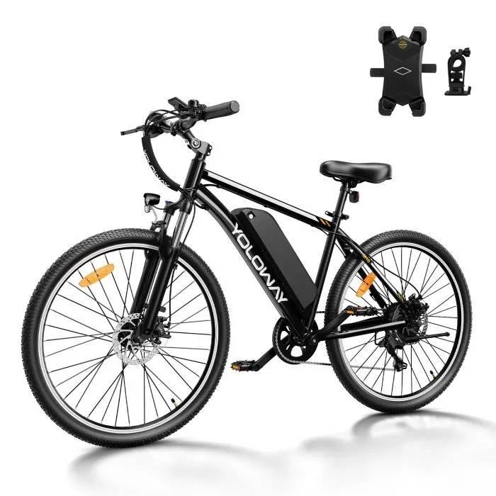 Vélo électrique YOLOWAY M10 25km/h Maxi Autonomie 40-45 km