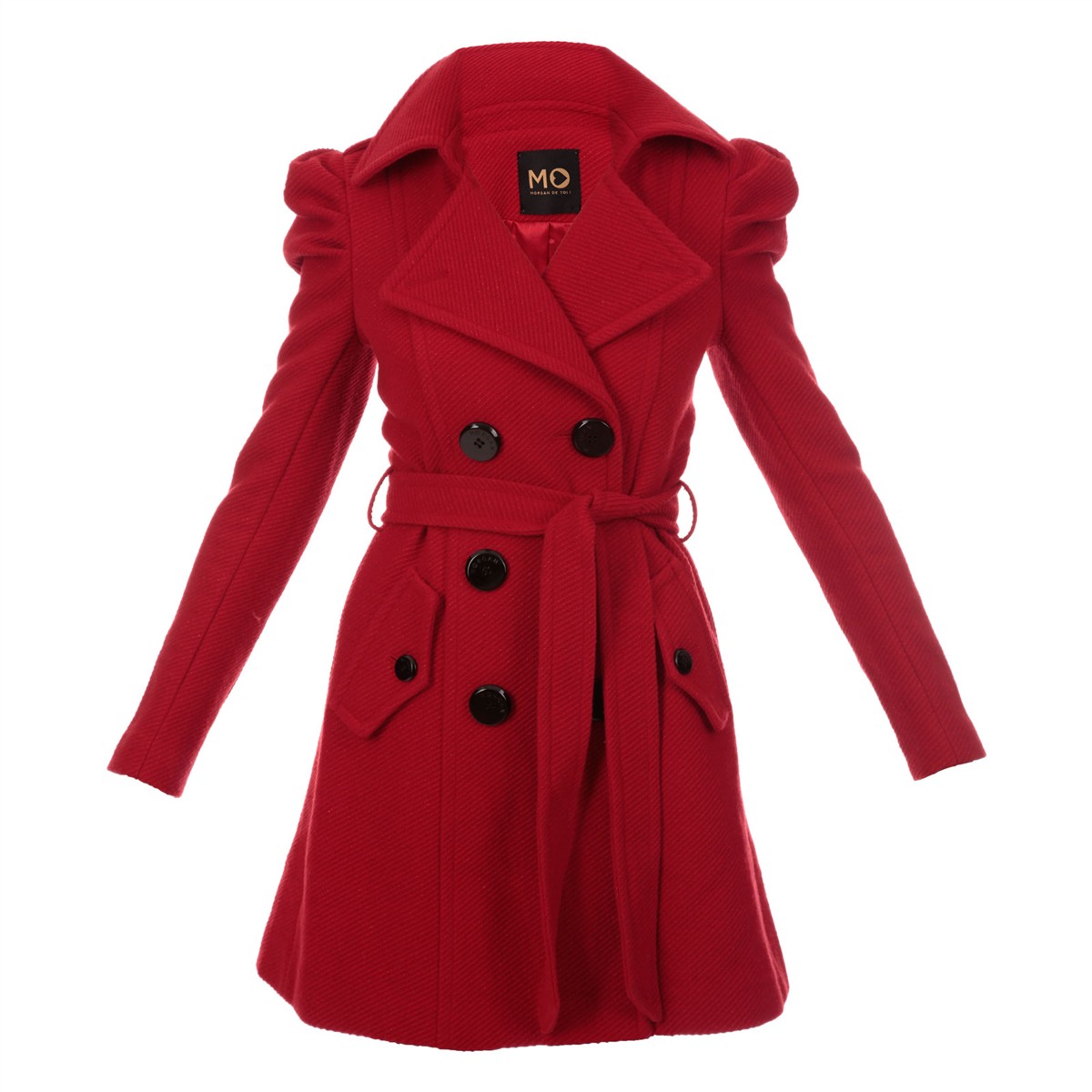 manteau morgan rouge