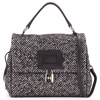 Sac à main Le Temple - Sac à main D&G DB1565 Noir / Blanc