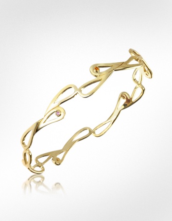 Bracelet Forzieri - Sho London Mari Splash - Bracelet plaqué or Prix 370,00 Euros