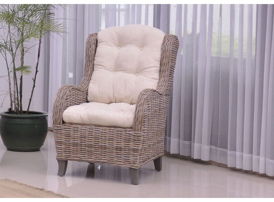 Fauteuil Vente Unique - Achat Fauteuil rotin HEVEA Prix 199,00 Euros