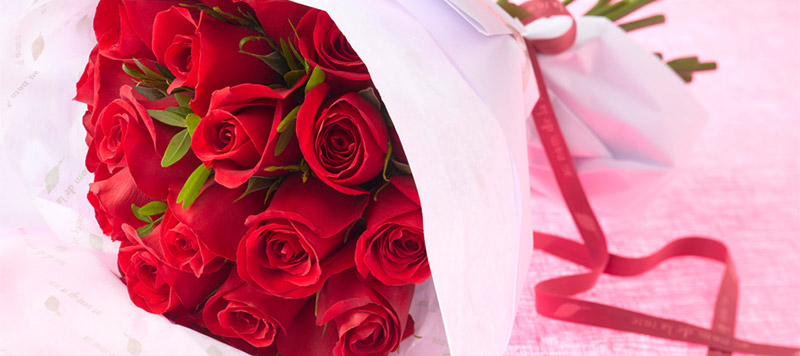 Saint Valentin un vase offert chez Au nom de la Rose