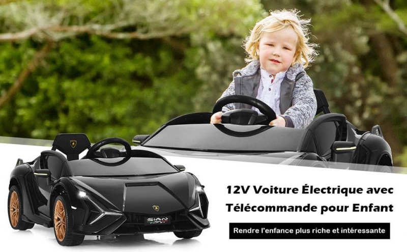 Lamborghini SIAN Voiture Électrique 12V Enfant pas cher en Promo à -15% chez CDISCOUNT