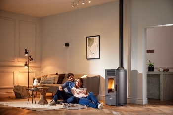 Poêle à granulés de bois FURA 90 Max 8.7 kW Chauffe 32 à 100m² pas cher