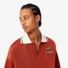 Sweatshirt Oversize Femme Lacoste Défilé AH24 Marron : Un Must-Have de la Saison