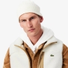 Veste sans manche Polaire sherpa Homme Lacoste Blanc/Beige