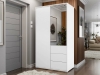 Armoire COMFIVO A121 Blanc pas cher : Rangement Élégant et Pratique