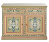 Buffet BOHEMIAN 2 portes 2 tiroirs motif floral multicolore - Buffet Maisons du Monde