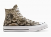 Converse x Stüssy Chuck 70 Snakeskin Baskets Montantes Unisexe Gris/Noir/Aigrette