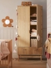 Grande armoire ligne COPENHAGUE 2 portes + tiroir bois pas cher - Armoire Enfant Vertbaudet