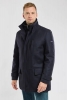 Manteau avec parementure Homme Armor Lux drap de laine Rich Navy : Le Chic et la Chaleur à l'État Pur