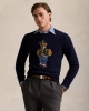 Polo Ralph Lauren Pull Polo Bear en laine et cachemire Ourson marine - Pull Homme Ralph Lauren 