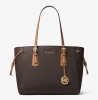 MICHAEL Michael Kors Sac à main Voyager de taille moyenne marron : Réduction -32%