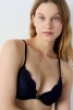 Etam EXQUISE Soutien-gorge N.2 Push-up plongeant détails bijoux - Soutiens-gorge Etam