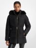 MICHAEL Michael Kors Veste bouffante matelassée Femme Noir : Réduction -50%